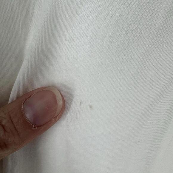 Eileen Fisher Shirt XL white organic cotton long sleeve button up minimalist - Picture 2 of 6